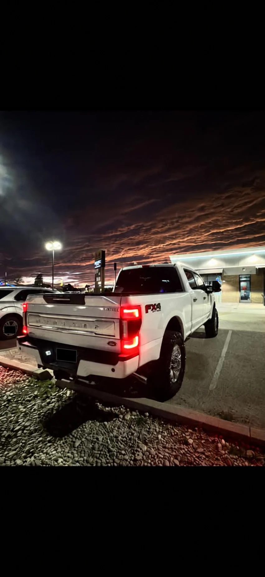 Nighttime rear view thumbnail